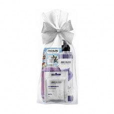 The gift Joko Blend Purple Space Set set (a face pack, 20 g + shower gel, 260 ml + powder for a bathtub, 200 g + stickers)