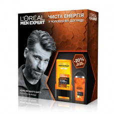 Gift L'Oreal Paris Men Expert set Termozashchita men's (shower gel, 300 ml + antiperspirant deodorant, 50 ml)