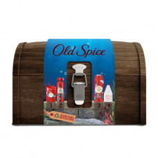 Gift Old Spice Treasure Chest set men's (deodorant, 50 ml + deodorant, 150 ml + shower gel, 250 ml + aftershave lotion, 100 ml)