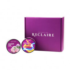 The gift Heat set Reclaire and cold, double anti-cellulite complex for a body (a drainage srub with seeds of a chia, 250 g + wrapping double