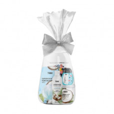 The gift Tink Coconut Joy Set set (a mask, 15 g + a bomb geyser for a bathtub, 200 g + antiseptics, 45 ml + coconut oil, 100 ml + a card)