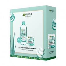 Gift set for the person Garnier Skin Naturals (micellar an aloe water, 400 ml + an aloe gel, 50 ml)