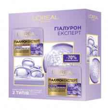 Gift set for the person L'Oreal Paris of Gialuron the expert (day cream, 50 ml + night cream mask, 50 ml)