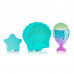 Gift set for Sovart make-up (an accessory for cleaning of brushes, 1 piece + make-up, 1 piece sponge + a brush for a make-up, 1 piece)
