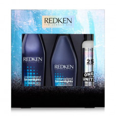 Gift set for hair of Redken Color Extend Brownlights Gift Set (shampoo, 300 ml + the conditioner, 250 ml + spray for hair, 150 ml)