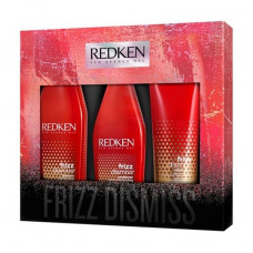 Gift set for hair of Redken Frizz Dismiss Holiday Gift Set (shampoo, 300 ml + the conditioner, 250 ml + hair cream, 250 ml)