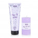 Gift set female Moxa'm Time To Shine (the perfumed shower gel with a shimmer, 250 ml + the paraffin flavored candle)