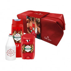 Gift set men's Old Spice Bearglove (deodorant-stik, 50 ml + shower gel, 250 ml + aftershave lotion, 100 ml + road make-up bag)