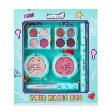 Podarunkovy nab_r for a mak_yazha of GlamBee Your Magic Box (t_n і, 2*3 g + a p_dvodka-marker, 1.5 ml + blisk, 1.8 g + a rum'yana, 1.5 g + bazov_ t_n і, 1.5 g)