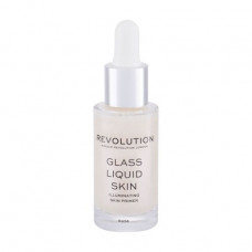The highlighting primer for the person Makeup Revolution Glass Liquid Skin, 17 ml