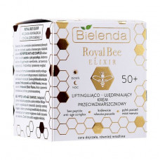 The tightening and firming cream for the person Bielenda Royal Bee Elixir 50+ Face Care against wrinkles, 50 ml