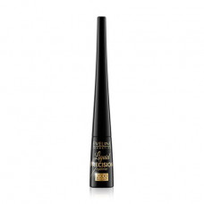Eyeliner of Eveline Liguid Precision of waterproof black, 4 ml