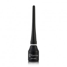 Flormar Dipliner eyeliner with a firm brush, Black, 3.5 ml
