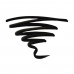 Flormar Dipliner eyeliner with a firm brush, Black, 3.5 ml