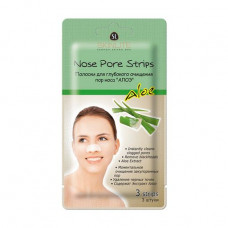 Strips for deep cleansing of a time of a nose of Skinlite Nose Pore Strips Aloe of Aloe, 3 pieces