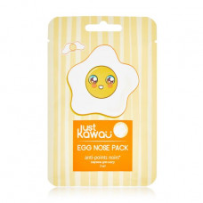 Strips for a nose of Just Kawaii Egg Nose Pack Anti-points noirs, 3 pieces