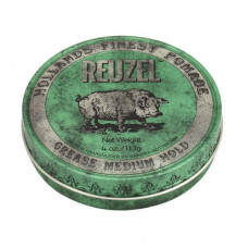 Lipstick for hair dressing of Reuzel Green Pomade Grease Medium Hold, 113 g