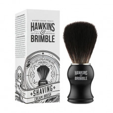 Small brush for shaving of Hawkins & Brimble Synthetic Shaving Brush with a synthetic bristle