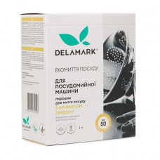 Powder for washing of ware in the dishwasher of Delamark with aroma of a lemon, 1 kg.