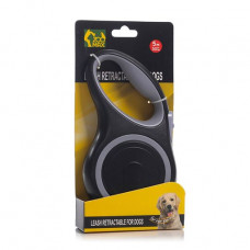 Lead a roulette a tape for dogs of ZooMax of gray, 5 m, 50 kg, (708-5M-Gray)