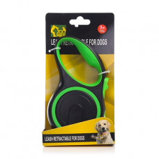 Lead a roulette a tape for dogs of ZooMax of green, 3 m, 15 kg, (708-3M-Green)