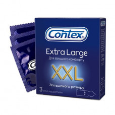The Contex Extra Large condoms of the Increased size, 3 pieces