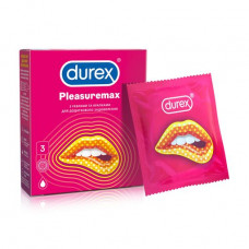The Durex Pleasuremax condoms With edges and points, 3 pieces