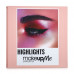 Professional palette of highlighters of Make Up Me Professional 4 shades, HLS4, 1 piece