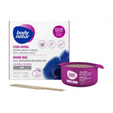 Professional wax for depilation of the person, area of bikini and armpits of Body Natur Divine Wax for Face & Delicate Areas, 100 g + 2 napkins