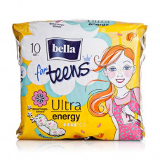 Laying for critical days of Bella for Teens Ultra Energy, 10 pieces