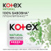 Laying for critical days of Kotex Natural Super, 7 pieces
