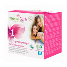 Laying for critical days of Masmi organic ultra thin girl for teenagers or for absorption of insignificant allocations with wings, 12 pieces.