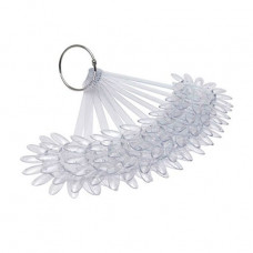 Transparent camomiles on a leg for the Canni gel polishes, 10 pieces in packing