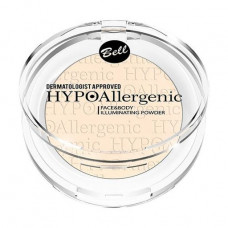 Powder for a face and body of Bell Hypoallergenic Face & Body Illuminating Powder 01, 6 g