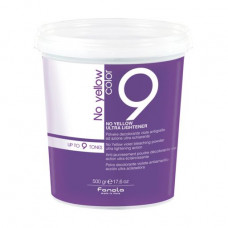 The powder for hair of Fanola No Yellow 9 Ultra Lightner clarifying 500 g
