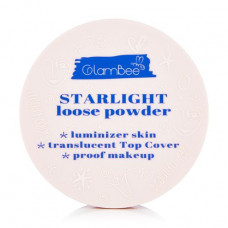 Powder friable GlamBee Starlight with effect of blinking, 10 g