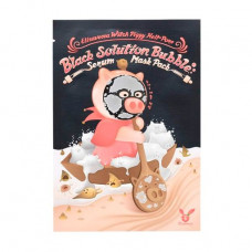 Bubble Elizavecca Hell Pore Black Solution Bubble Serum Mask Pack face pack against black dots, 28 g