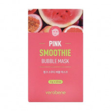 Bubble Verobene Pink Smoothie Bubble Mask face pack Pink smoothie, 10*5 g
