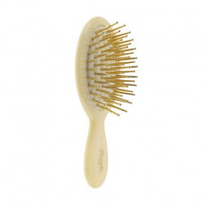 Hairbrush for hair of Janeke 1830 Massage Brush of color of Ivory, small (SP24G CRN)