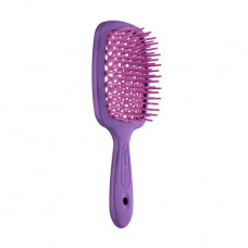 Hairbrush for hair of Janeke Small Superbrush 1830 The Original Italian Patent Violet