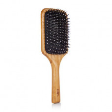 Hairbrush massage K.O.S from a bamboo, with the combined bristle, rectangular