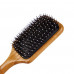 Hairbrush massage K.O.S from a bamboo, with the combined bristle, rectangular