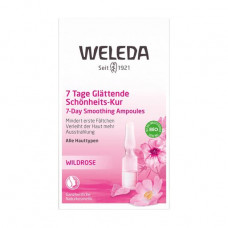 The smoothing concentrate for the person of Weleda 7-Day Smoothing Ampoules with rose oil a Moscow Siberian salmon, 7*0.8 ml