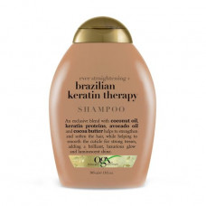 The Brazilian keratin smoothing shampoo OGX Ever Straightening + Brazilian Keratin Therapy Shampoo, for strengthening of hair, 385 ml
