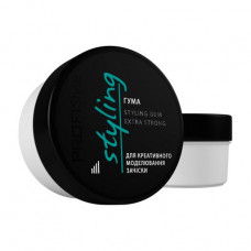 Rubber for creative modeling of a hairstyle of PROFIStyle Styling Gum Extra Strong of extra strong fixing, 80 ml