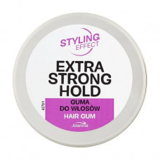 Rubber for a styling of hair of Joanna Styling Effect Extra Strong Hold Hair Gum extra strong fixing, 100 g