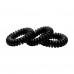 Elastic band bracelet for hair of Invisibobble Power True Black, 3 pieces