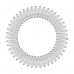 Elastic band bracelet for hair of Invisibobble Slim Crystal Clear, 3 pieces