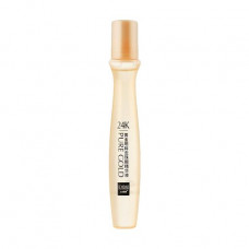 The roller applicator for skin around eyes of Senana 24k Pure Gold Bright Beads Eye Essence for removal of dark circles, 15 ml