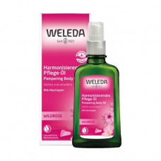 Rose nutritious attar for a body of Weleda Wild Rose Pampering Body Oil, 100 ml